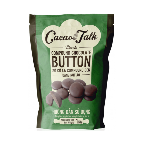 Sô Cô La Compound Đen Dạng Nút Áo Cacao Talk (1kg)