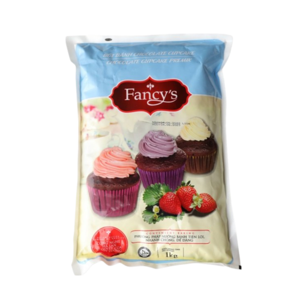 Bột Trộn Sẵn Bánh Chocolate Cupcake Fancy’s (1kg)