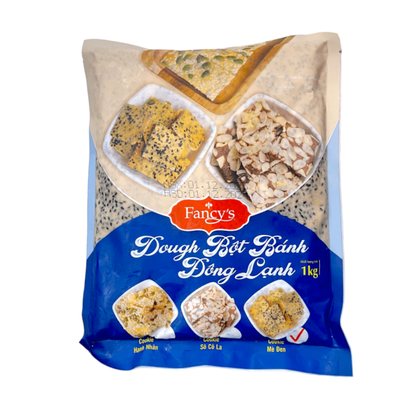 Bột Bánh Cookie Mè Đen Đông Lạnh Fancy’s (1kg)