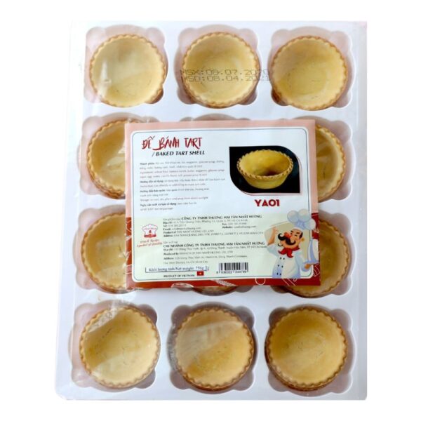 Nhat Huong Baked Tart Shell YA01 (756g - 36 pieces)