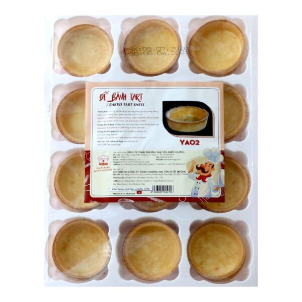 Nhat Huong Baked Tart Shell YA02 (420g - 24 pieces)