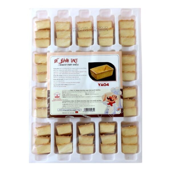 Nhat Huong Baked Tart Shell YA04 (720g - 60 pieces)