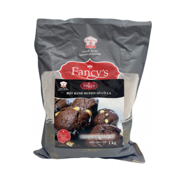 Bột Trộn Sẵn Bánh Muffin Sô Cô La Fancy’s (1kg)