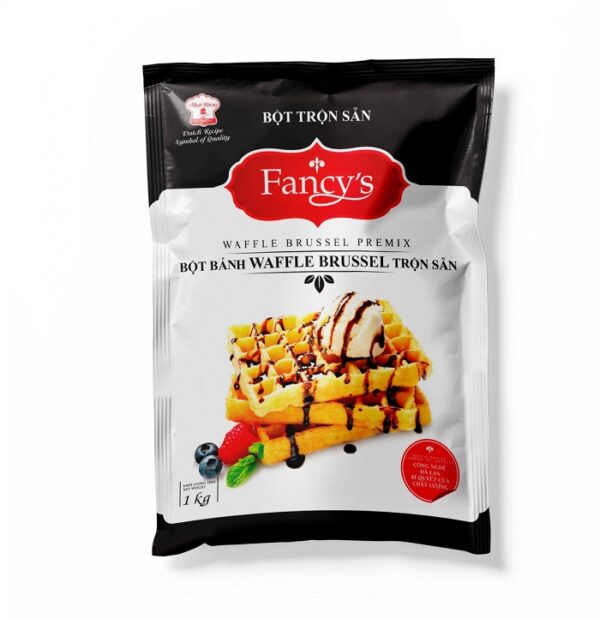 Bột Trộn Sẵn Bánh Waffle Brussel Fancy’s (1kg)