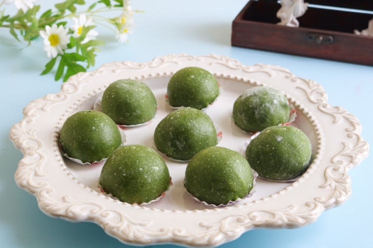 cách làm bánh mochi matcha