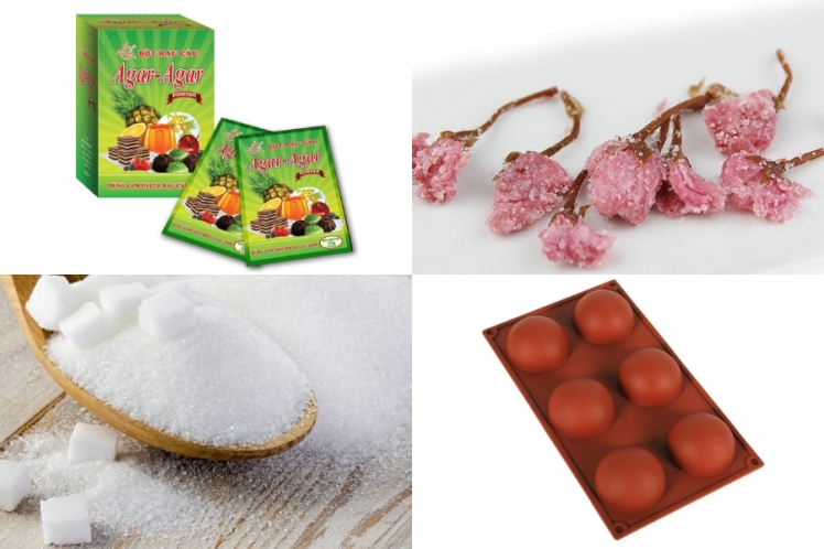 Nguyên liệu làm mochi giọt nước