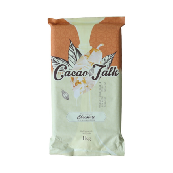 Sô Cô La Compound Trắng Dạng Khối Cacao Talk (1kg)