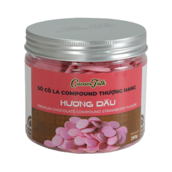 Sô Cô La Compound Thượng Hạng Hương Dâu Cacao Talk – Dạng Nút Áo (250g)