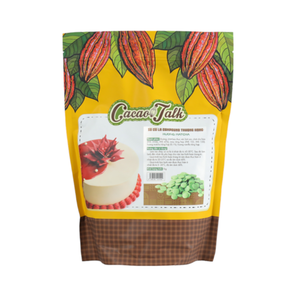 Sô Cô La Compound Thượng Hạng Hương Trà Xanh Cacao Talk – Dạng Nút Áo (1kg)