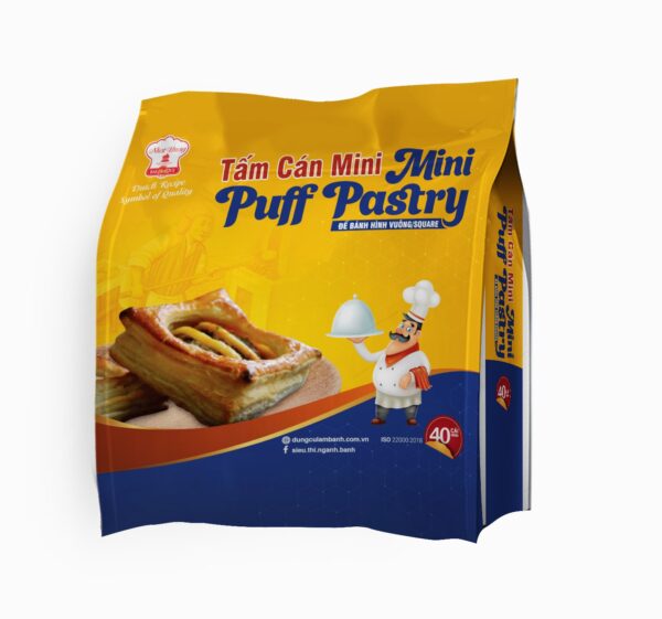 Tấm Cán Mini Puff Pastry (920g – 40 miếng lẻ)